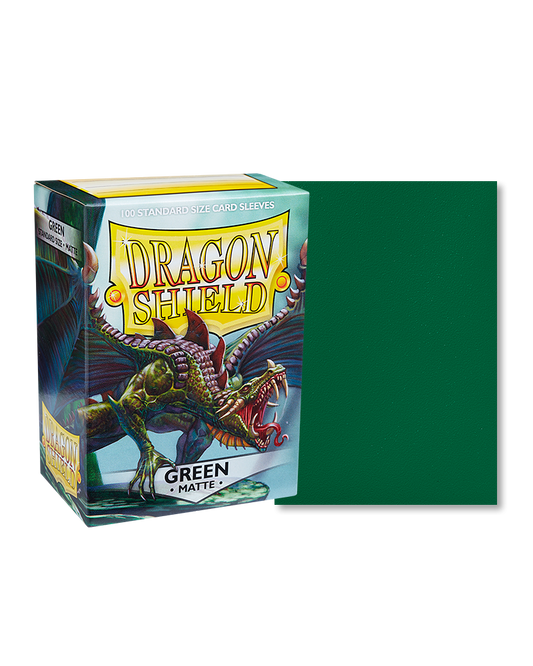 Dragon Shield - Sleeves -  Matte Green (100)