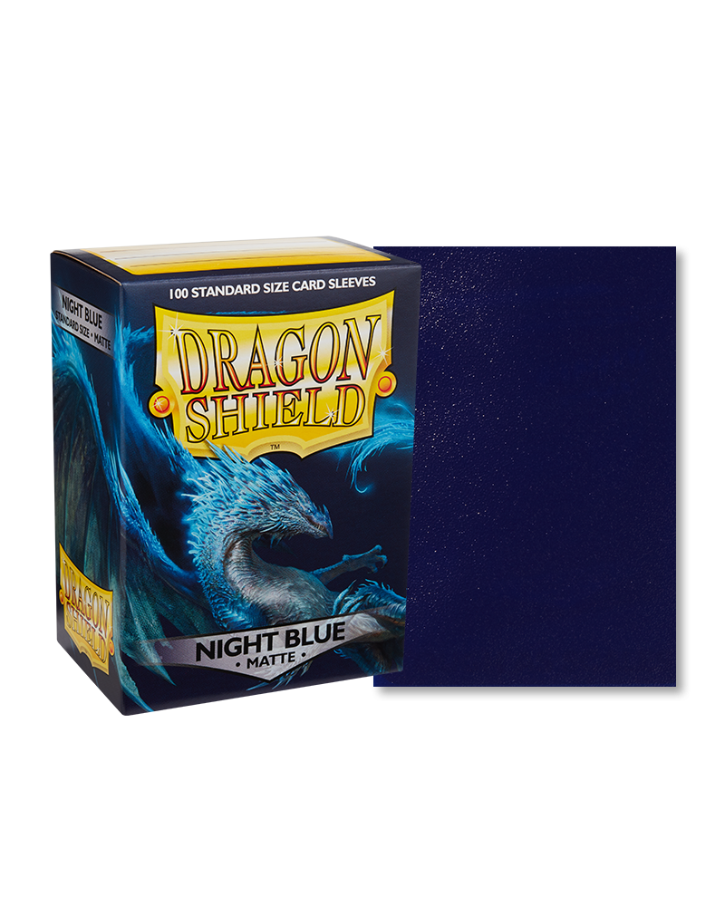 Dragon Shield - Sleeves -  Matte Night Blue (100)