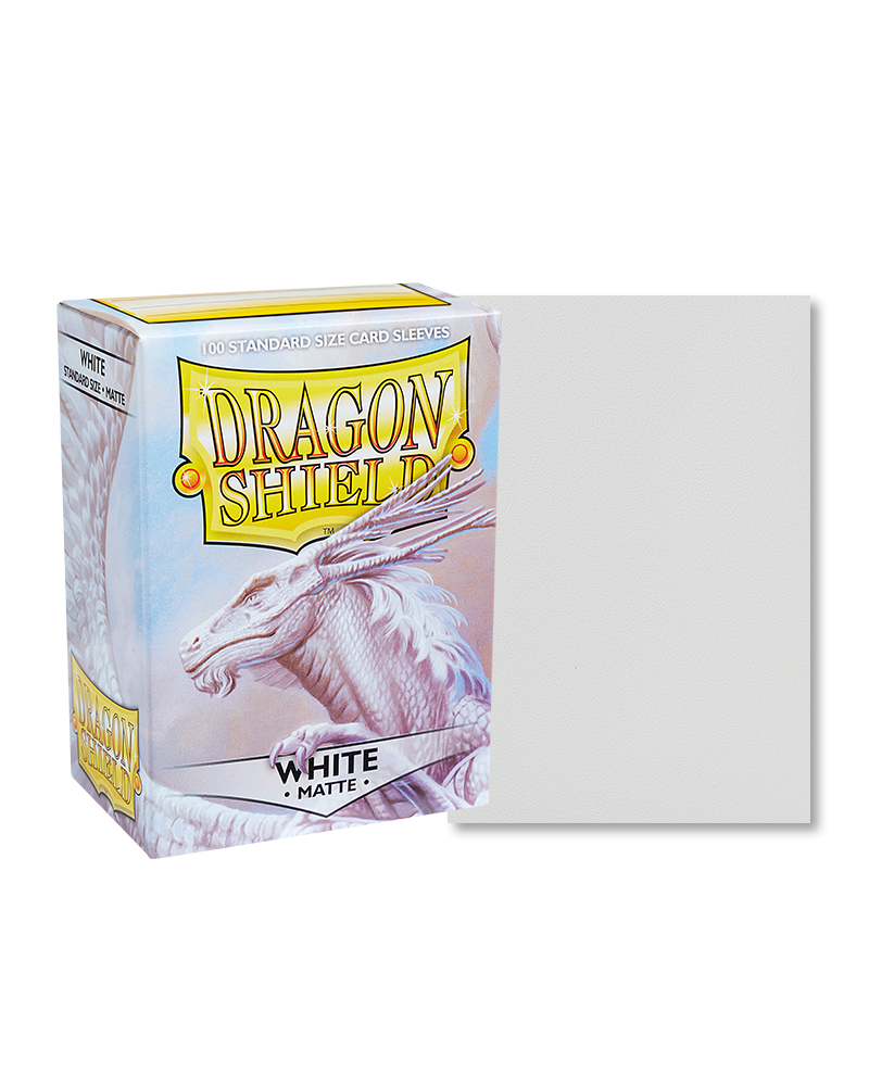 Dragon Shield - Sleeves -  Matte White (100)