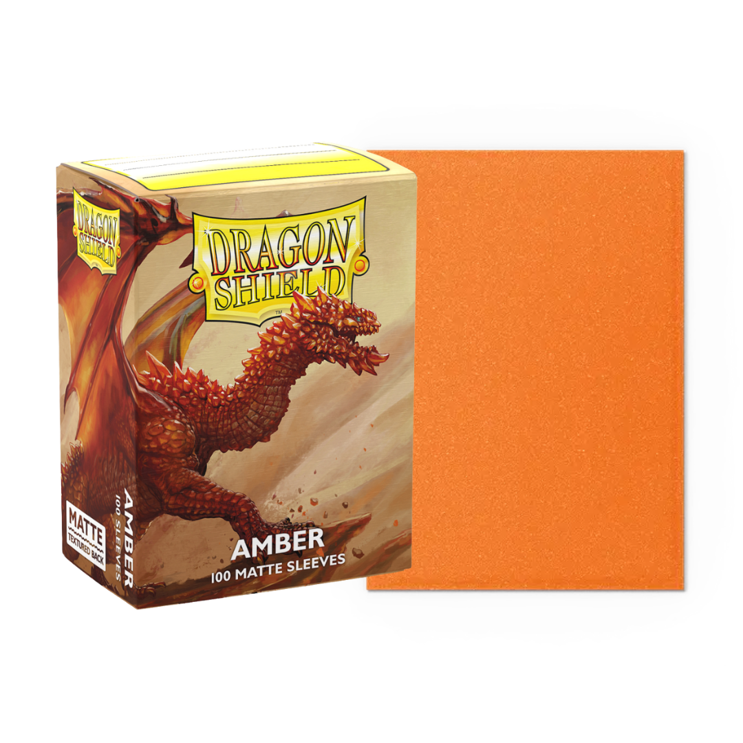 Dragon Shield - Sleeves - Matte Amber (100)