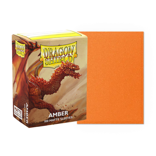 Dragon Shield - Sleeves - Matte Amber (100)