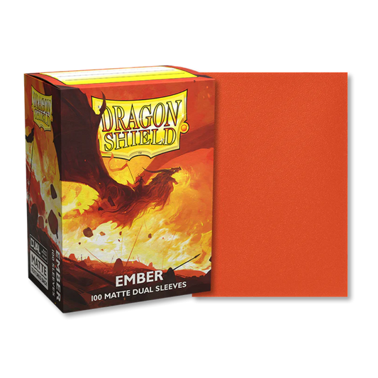 Dragon Shield - Sleeves - Matte Dual Ember (100)