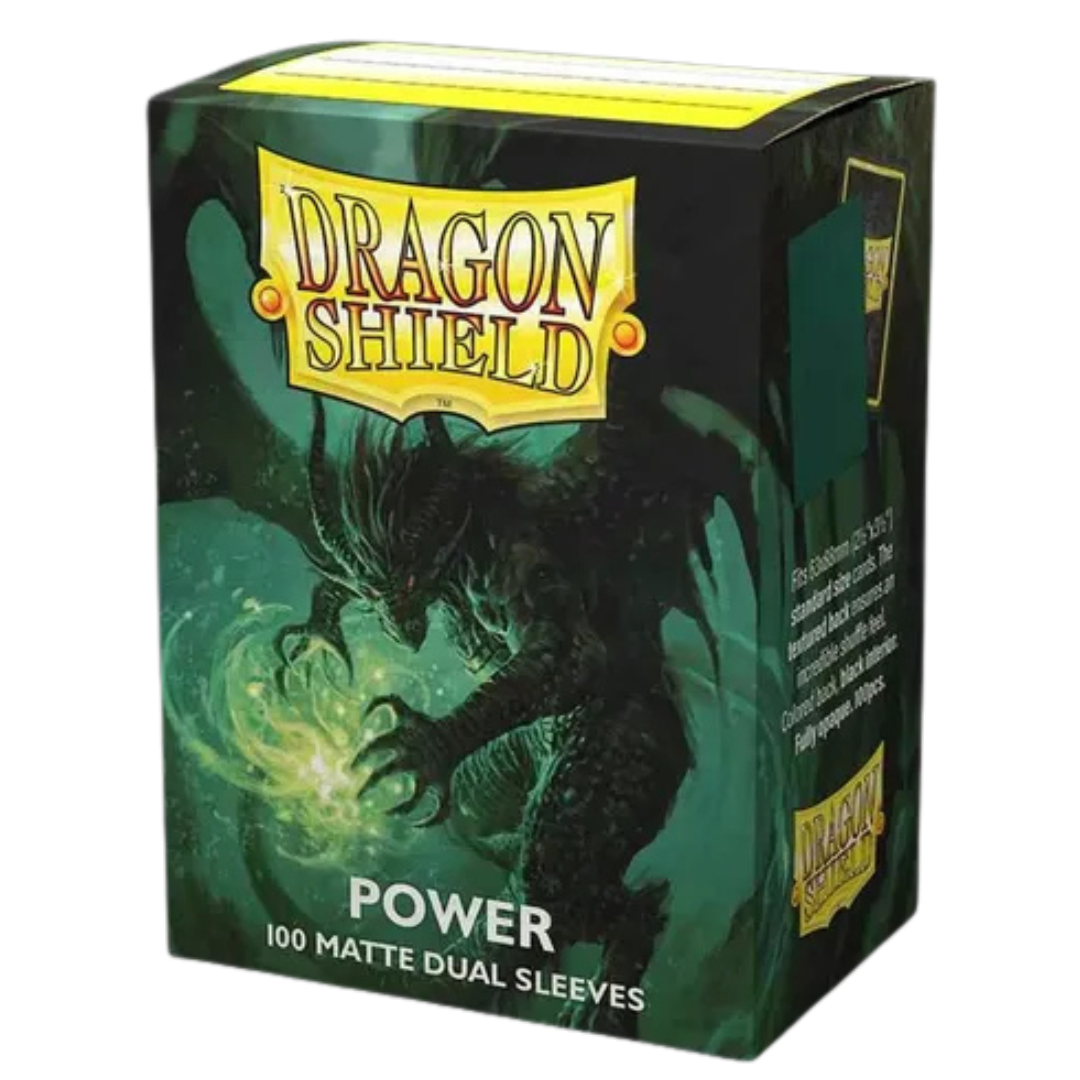 Dragon Shield - Sleeves - Matte Dual Power (Green)