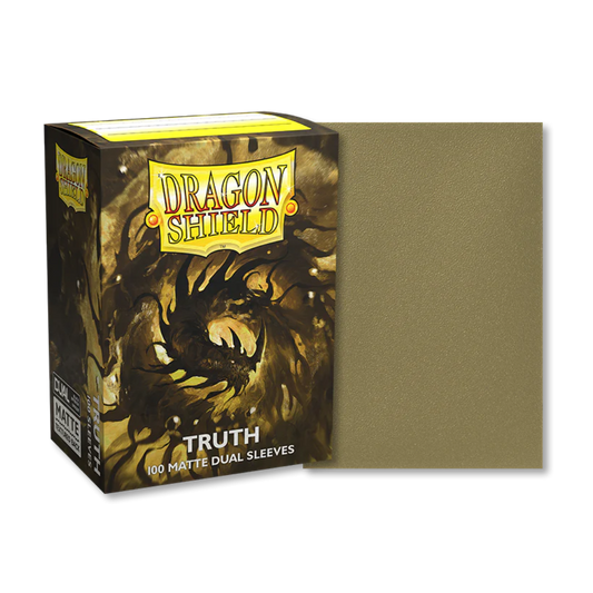 Dragon Shield - Sleeves - Matte Dual Truth (Gold) (100)