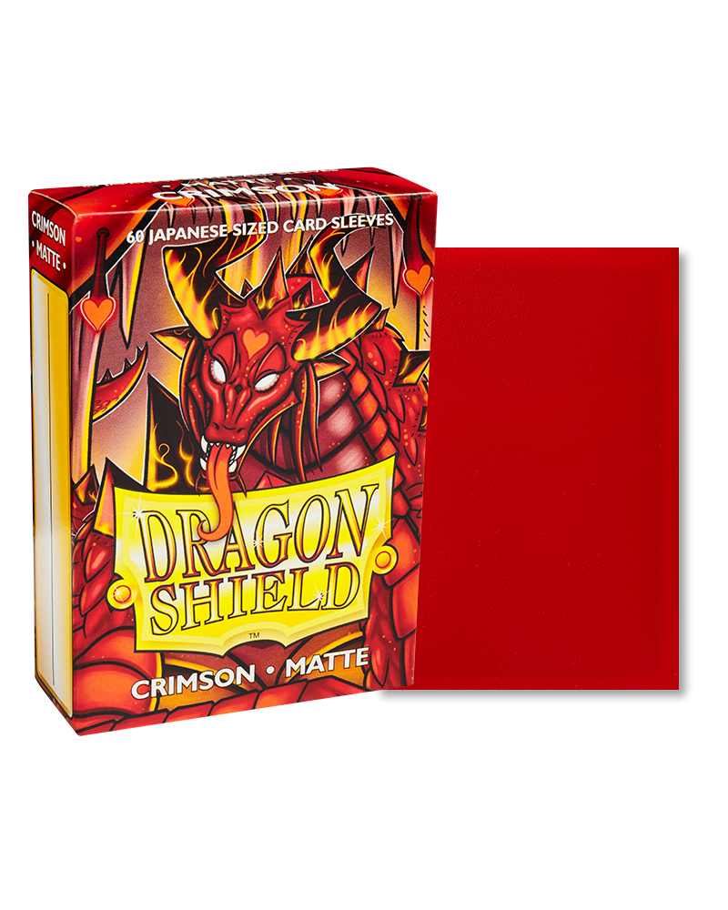 Dragon Shield - Sleeves -  Matte Crimson Japanese (60)