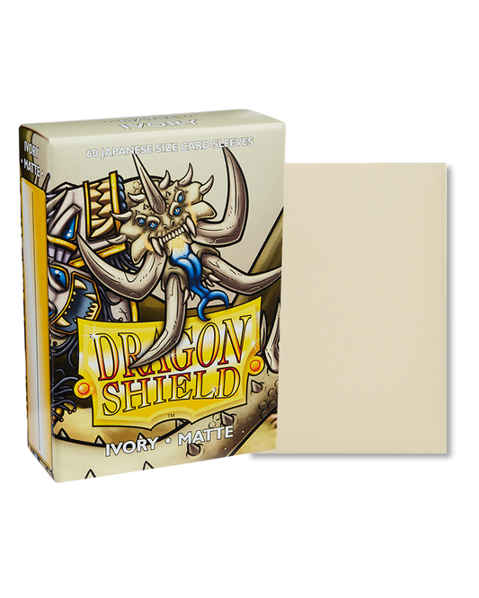 Dragon Shield - Sleeves - Matte Ivory Japanese (60)