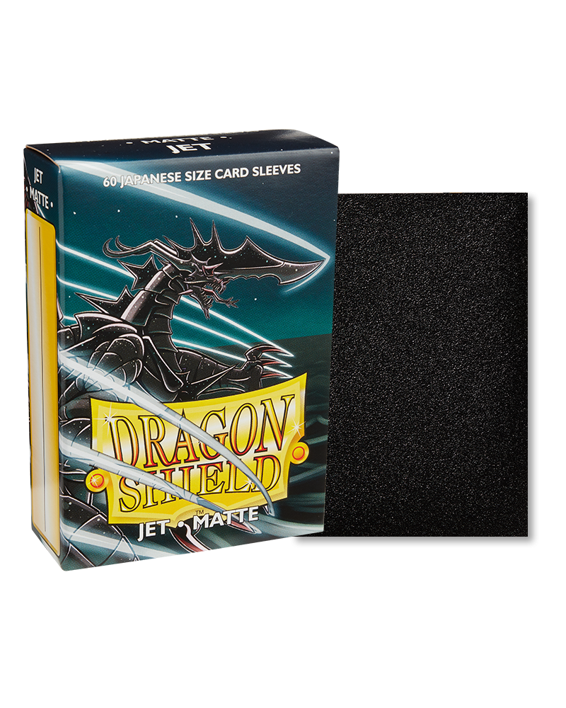 Dragon Shield - Sleeves -  Matte Jet Japanese (60)