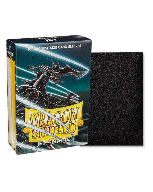 Dragon Shield - Sleeves -  Matte Jet Japanese (60)