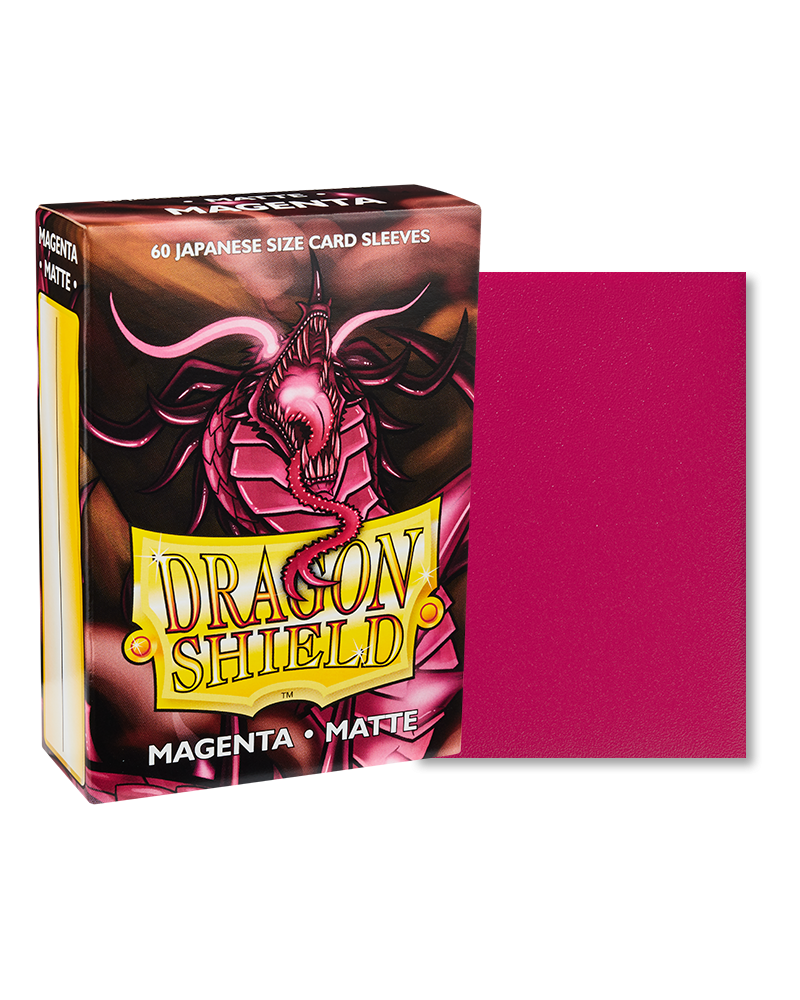 Dragon Shield - Sleeves -  Matte Magenta Japanese (60)