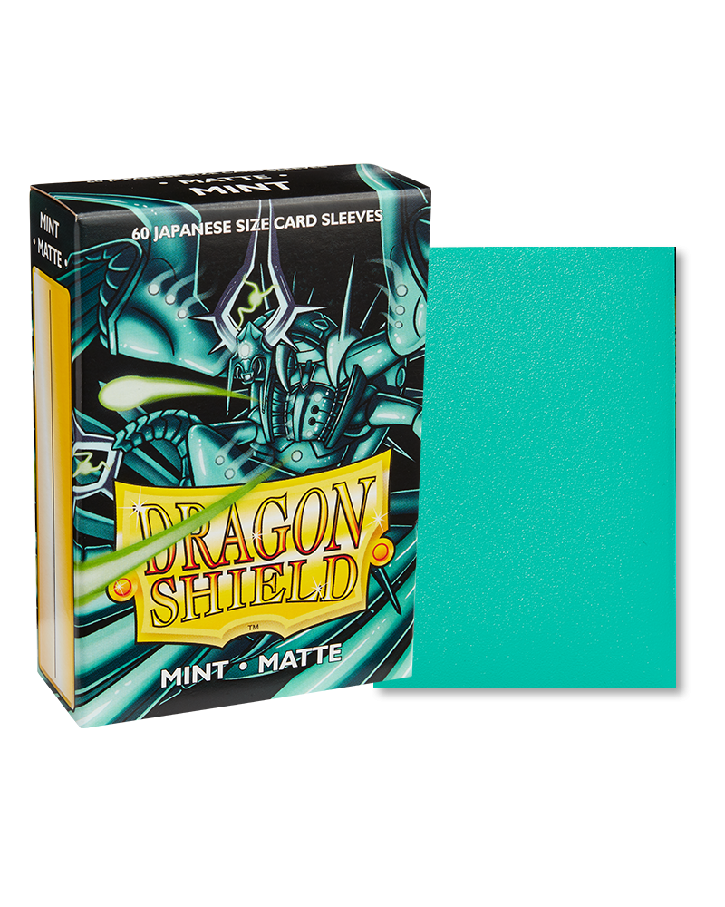 Dragon Shield - Sleeves - Matte Mint Japanese  (60)