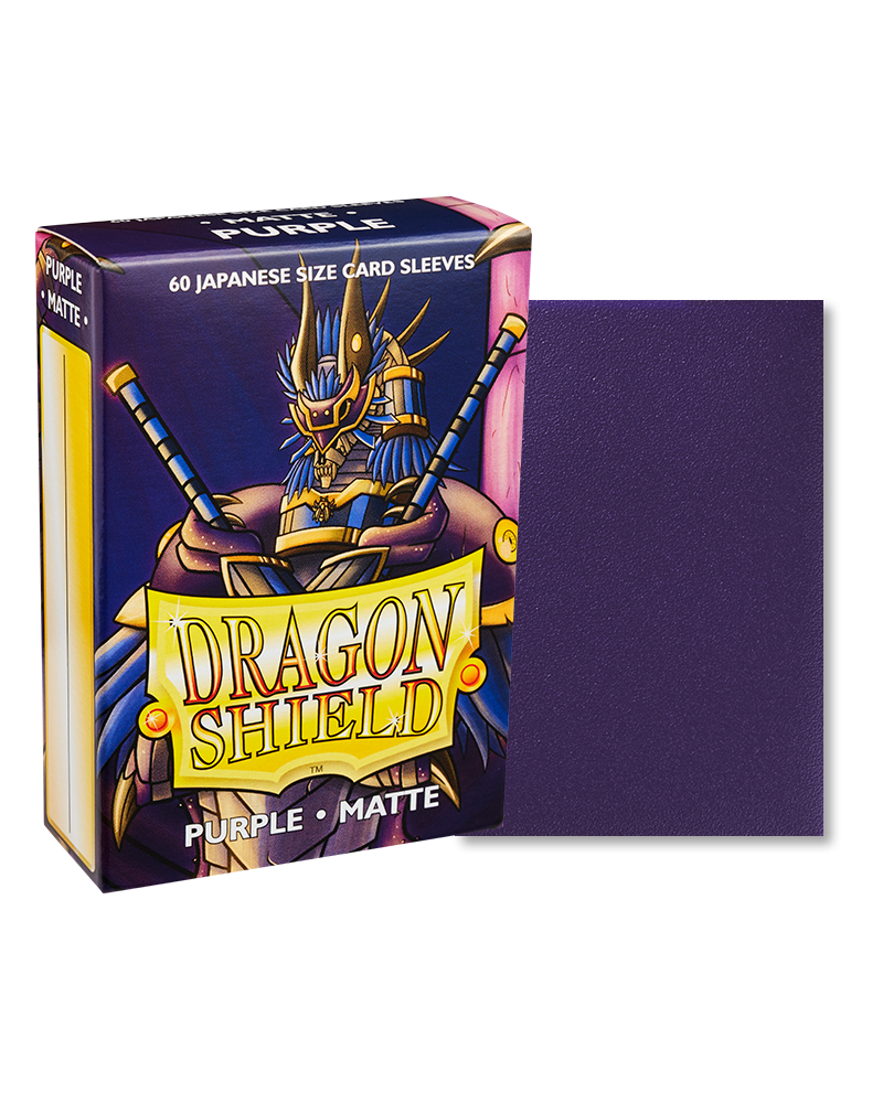 Dragon Shield - Sleeves -  Matte Purple Japanese (60)