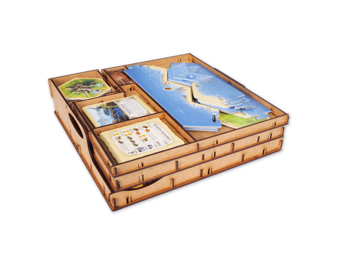 Catan Jr Box Insert e-Raptor - Catan Box Insert - Game Organizer – Top Shelf Collection