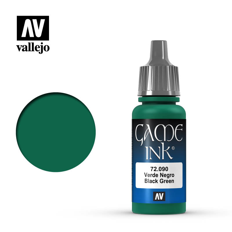 Vallejo - Game Color Black Green Ink 17ml