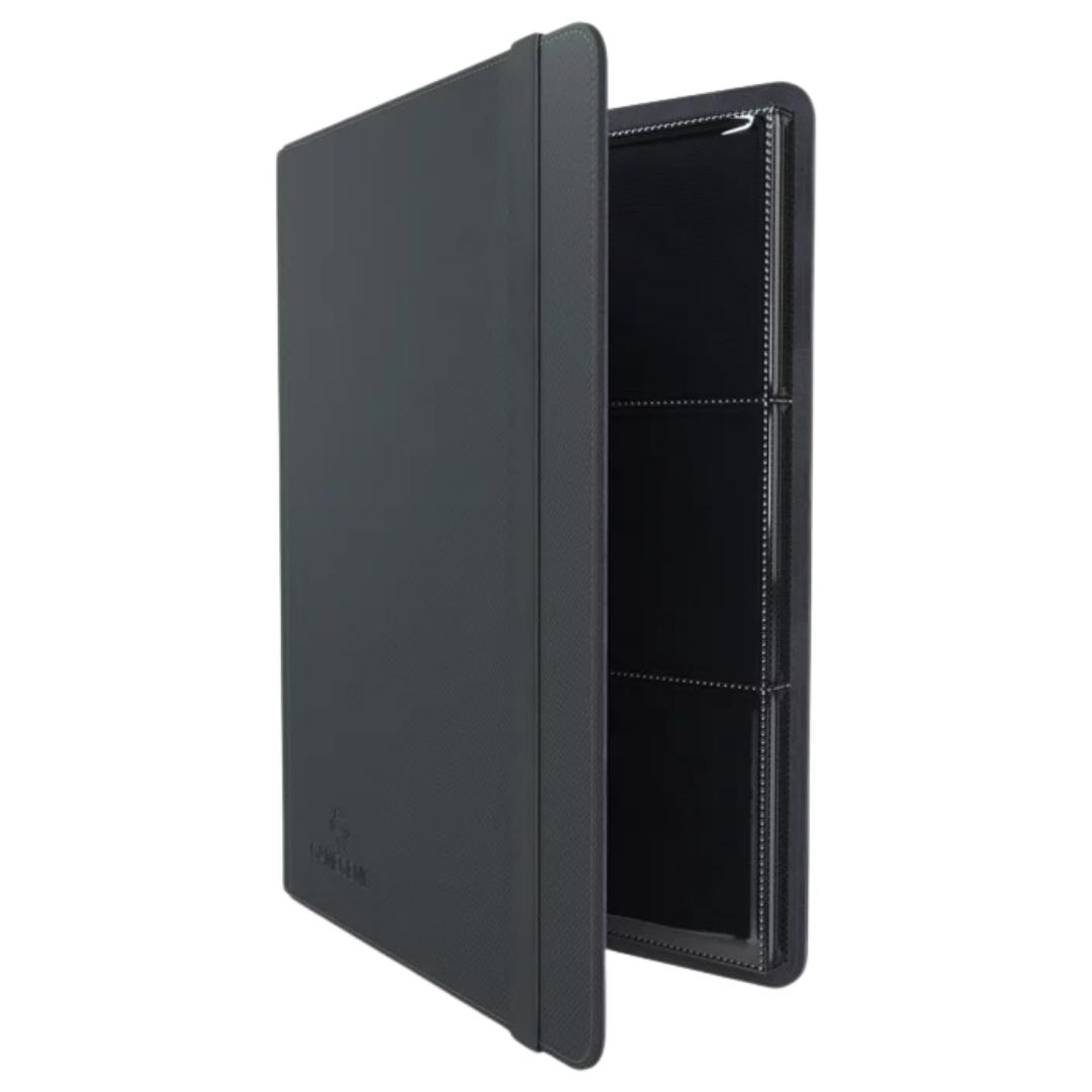 Gamegenic - Prime Album - 18 Pocket - Black - Partly open side view