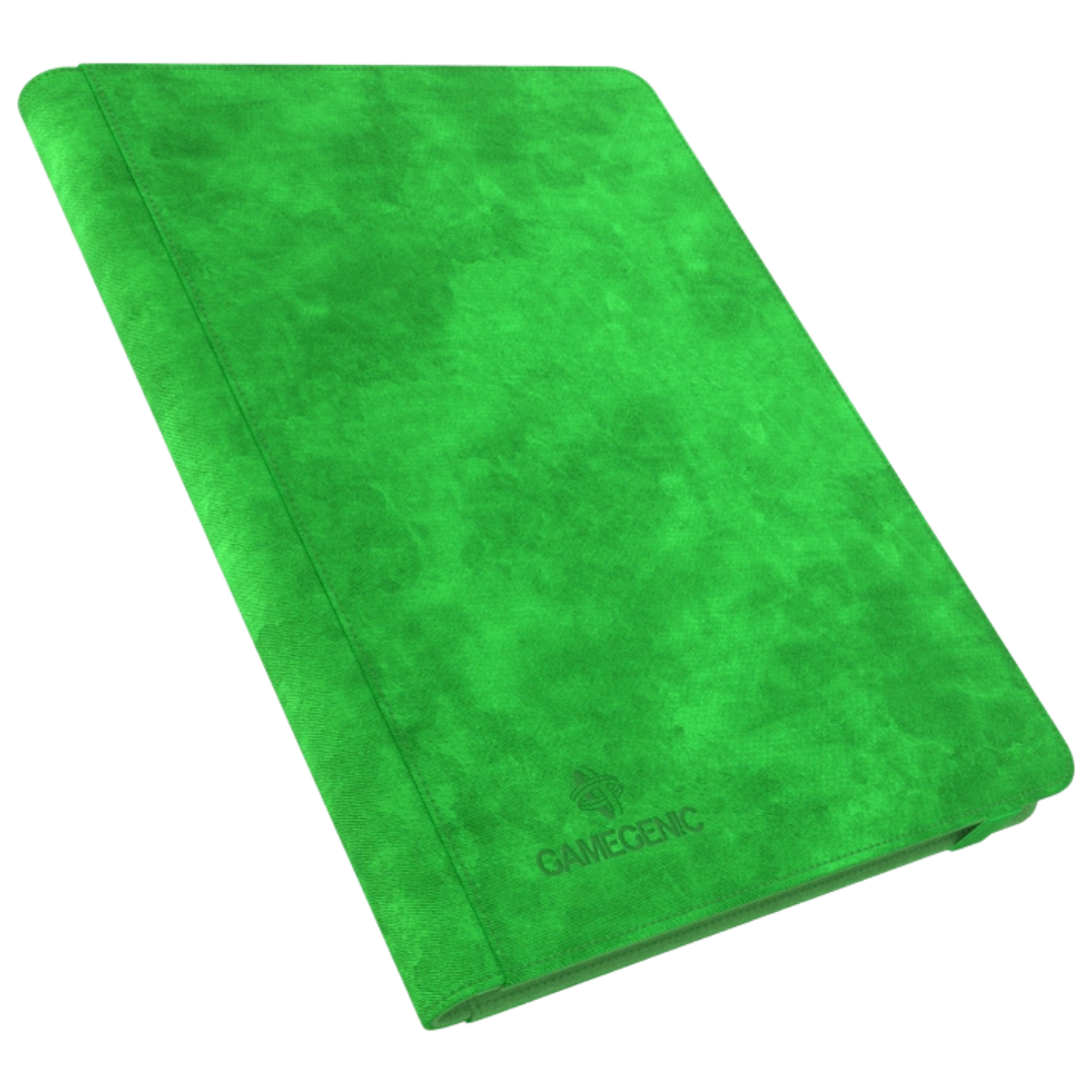 Gamegenic - Prime Album - 18 Pocket - Green - Front view