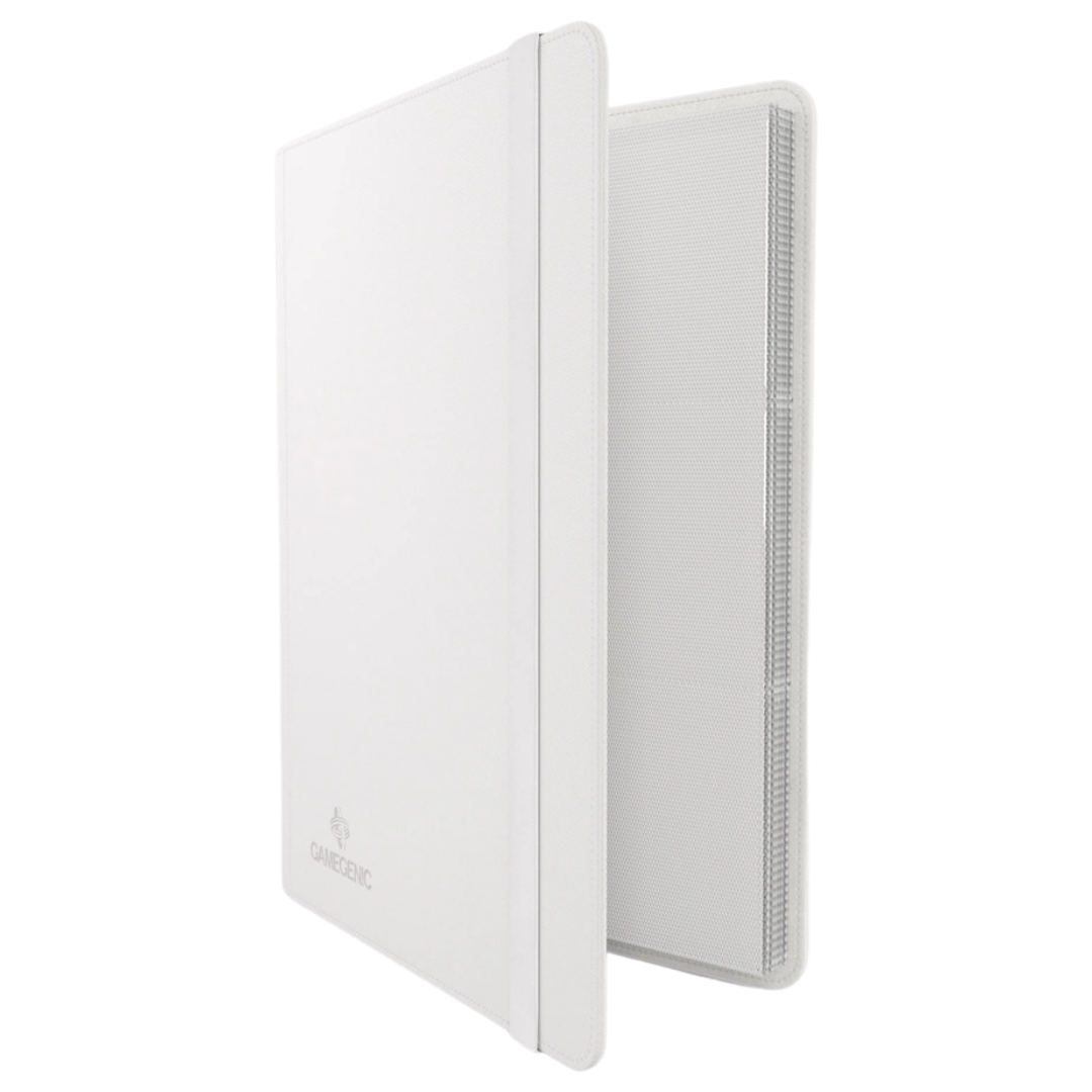 Gamegenic - Prime Album - 18 Pocket - White - Partly open side view