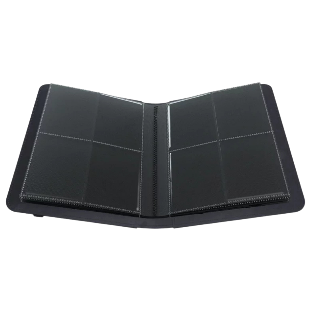 Gamegenic - Prime Album - 8 Pocket - Black - Open interior