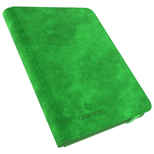 Gamegenic - Prime Album - 8 Pocket - Green - Front view