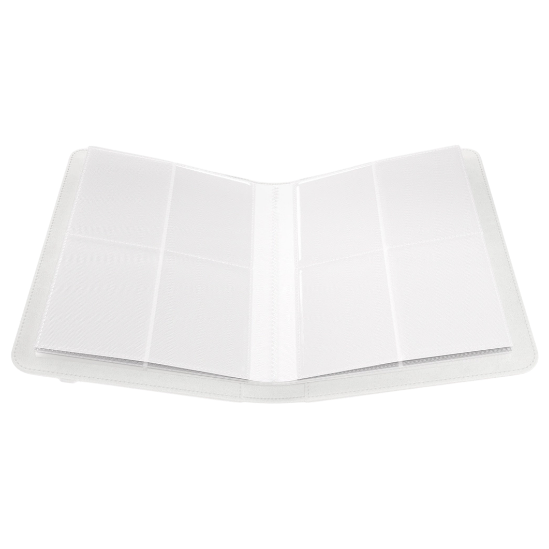 Gamegenic - Prime Album - 8 Pocket - White - Open interior