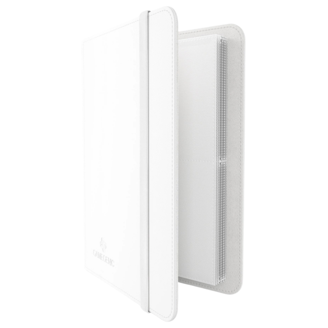 Gamegenic - Prime Album - 8 Pocket - White - Partly open side view