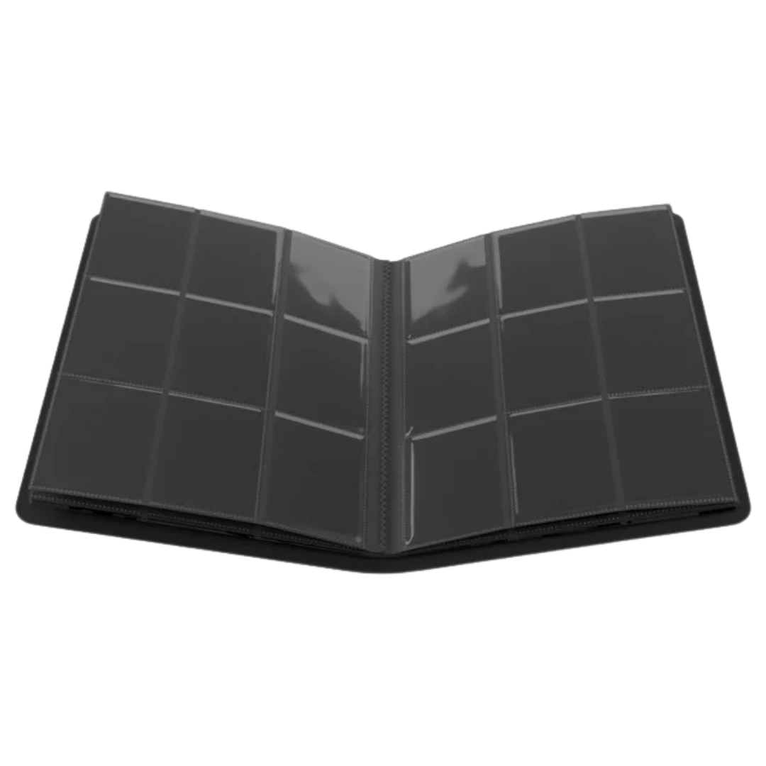 Gamegenic - Casual Album - 18 Pocket - Black - Open interior