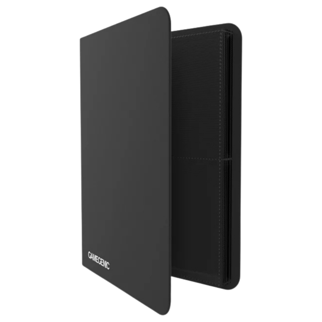 Gamegenic - Casual Album - 8 Pocket - Black - Partly open side view