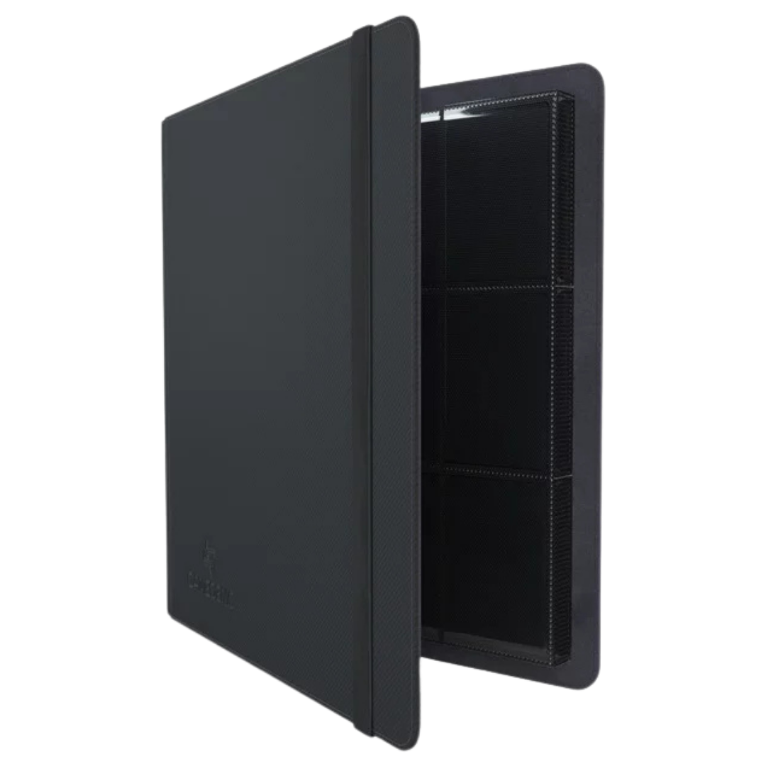 Gamegenic - Prime Album - 24 Pocket - Black - Partly open side view