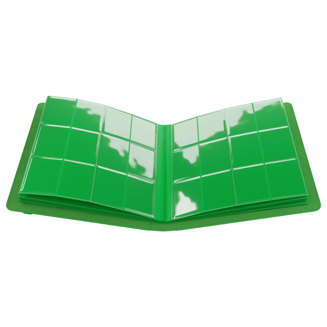 Gamegenic - Prime Album - 24 Pocket - Green - Open interior