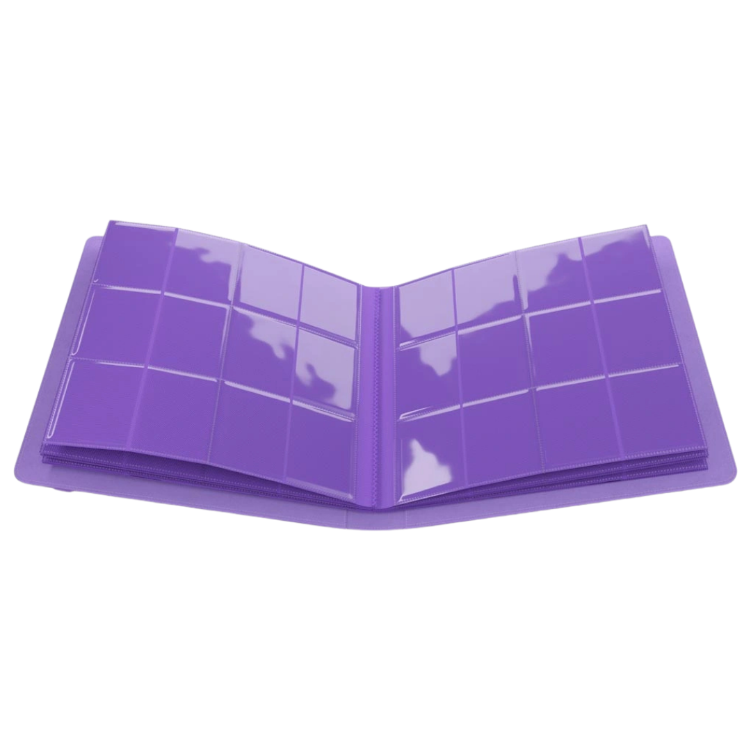 Gamegenic - Prime Album - 24 Pocket - Purple - Open interior