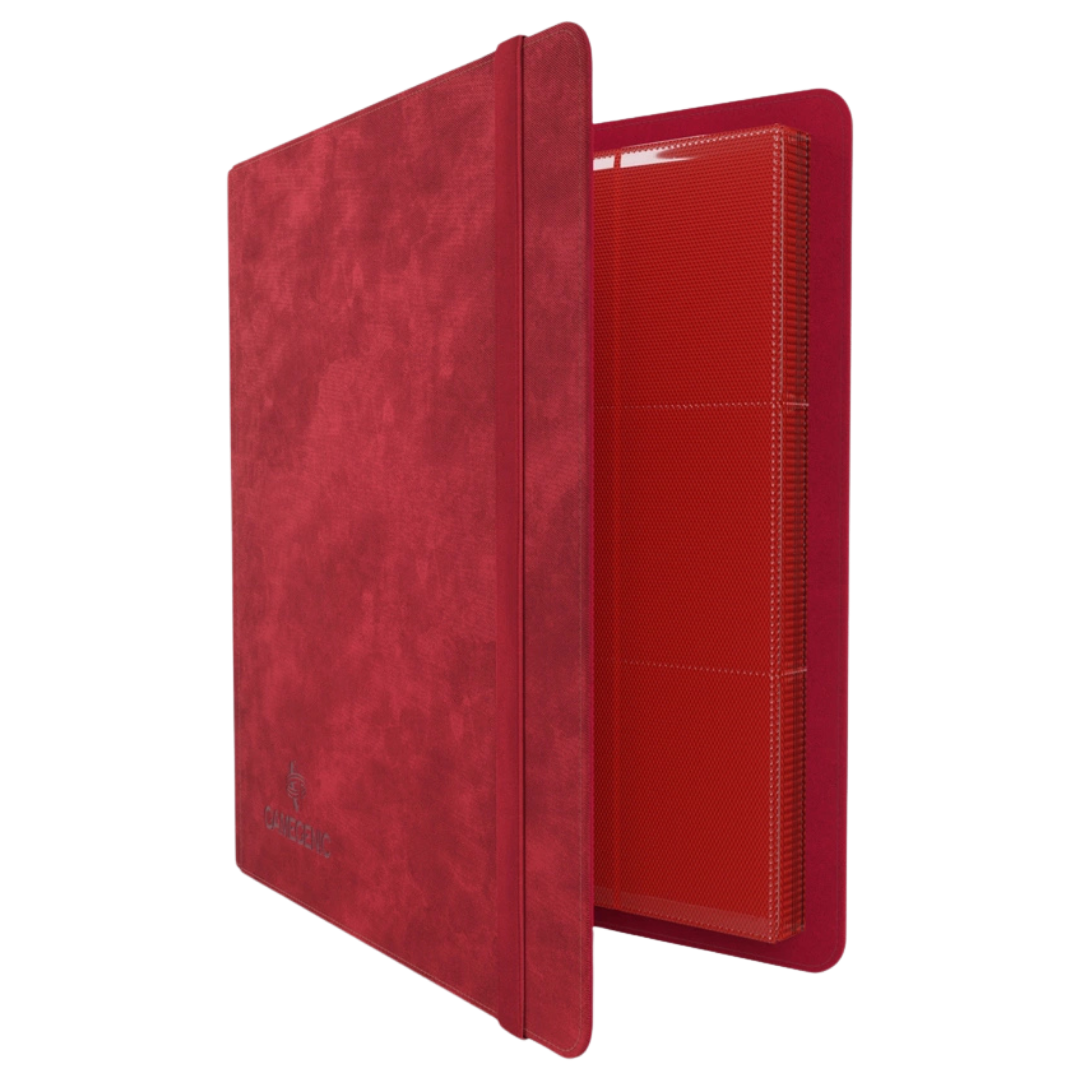 Gamegenic - Prime Album - 24 Pocket - Red - Partly open side view