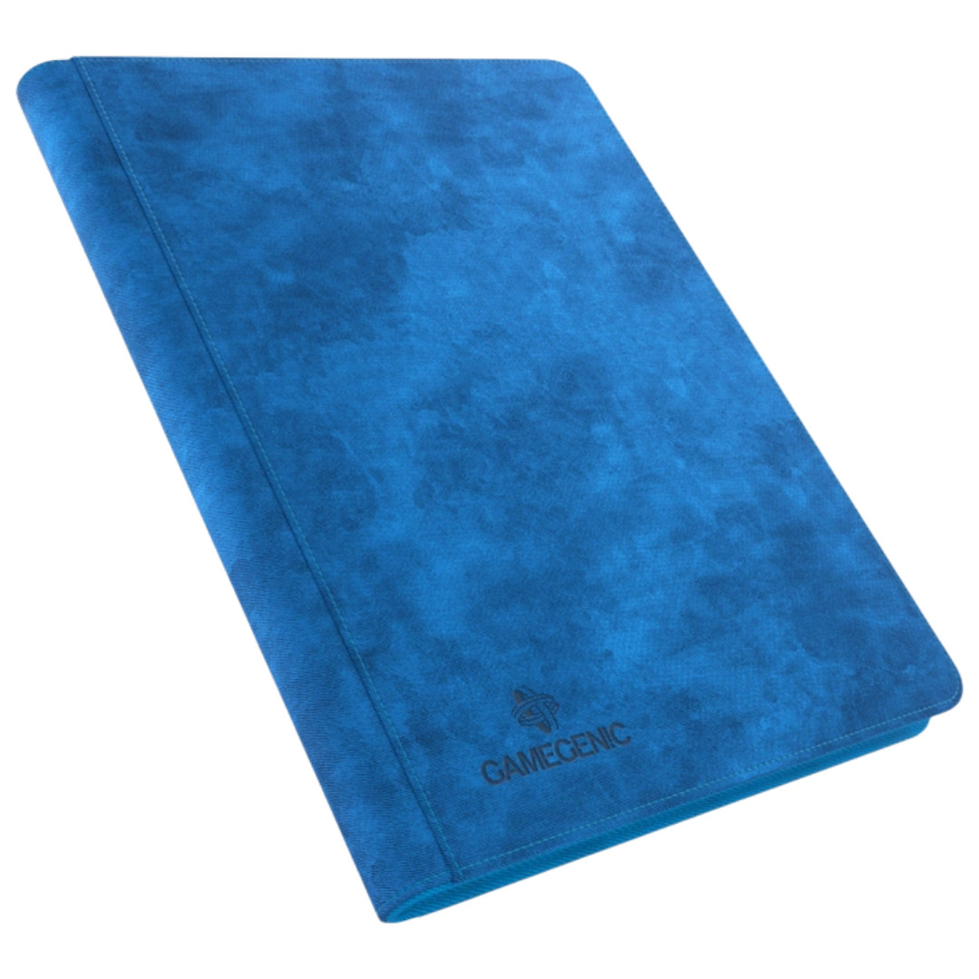 Gamegenic - Zip-Up Album - 18 Pocket - Blue - Front view