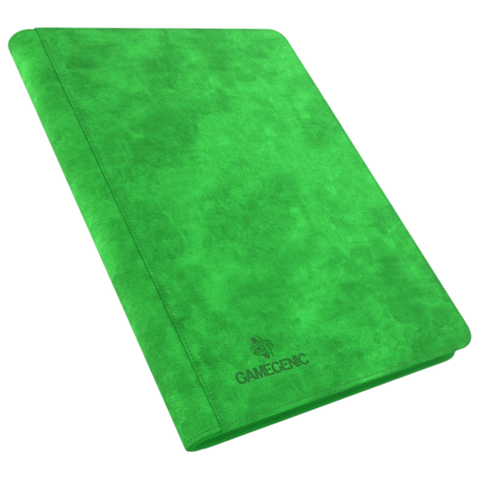 Gamegenic - Zip-Up Album - 18 Pocket - Green - Front view