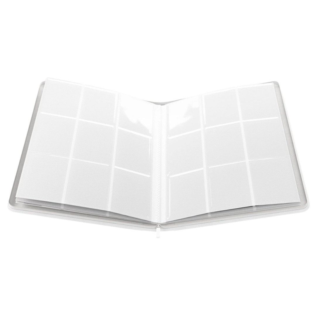 Gamegenic - Zip-Up Album - 18 Pocket - White - Open interior