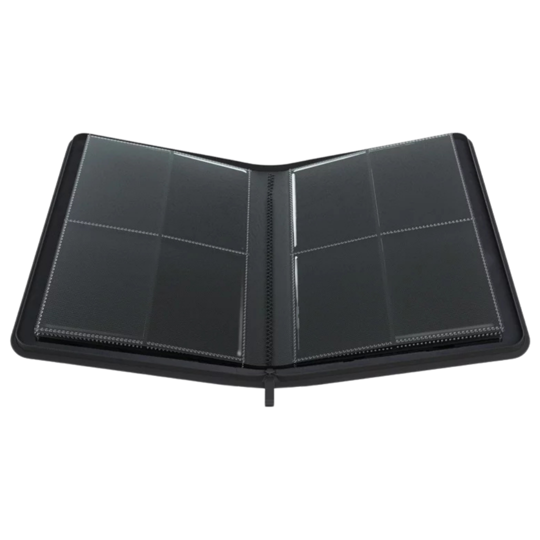 Gamegenic - Zip-Up Album - 8 Pocket - Black - Open interior