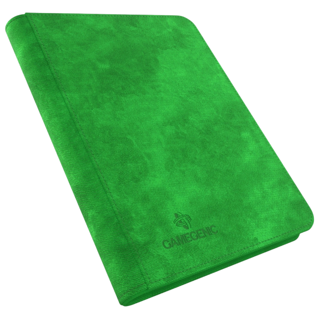 Gamegenic - Zip-Up Album - 8 Pocket - Green - Front view