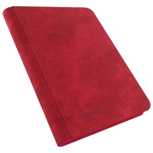 Gamegenic - Zip-Up Album - 8 Pocket - Red - Front view