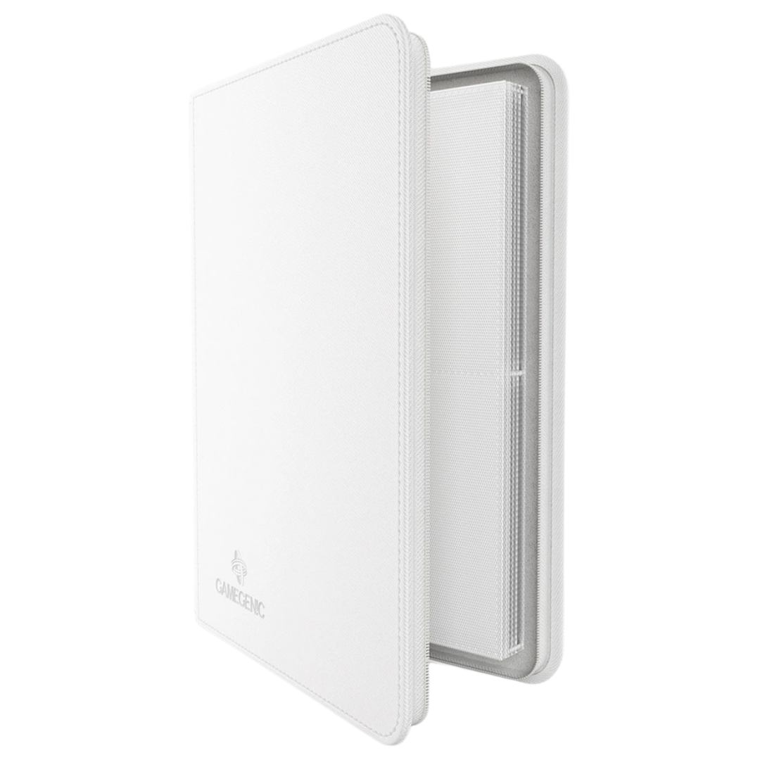 Gamegenic - Zip-Up Album - 8 Pocket - White - Partly open side view