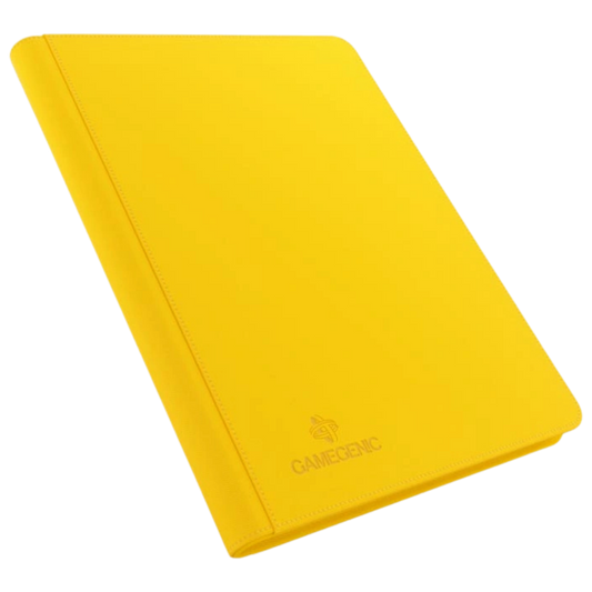Gamegenic - Zip-Up Album - 18 Pocket - Yellow - Front view