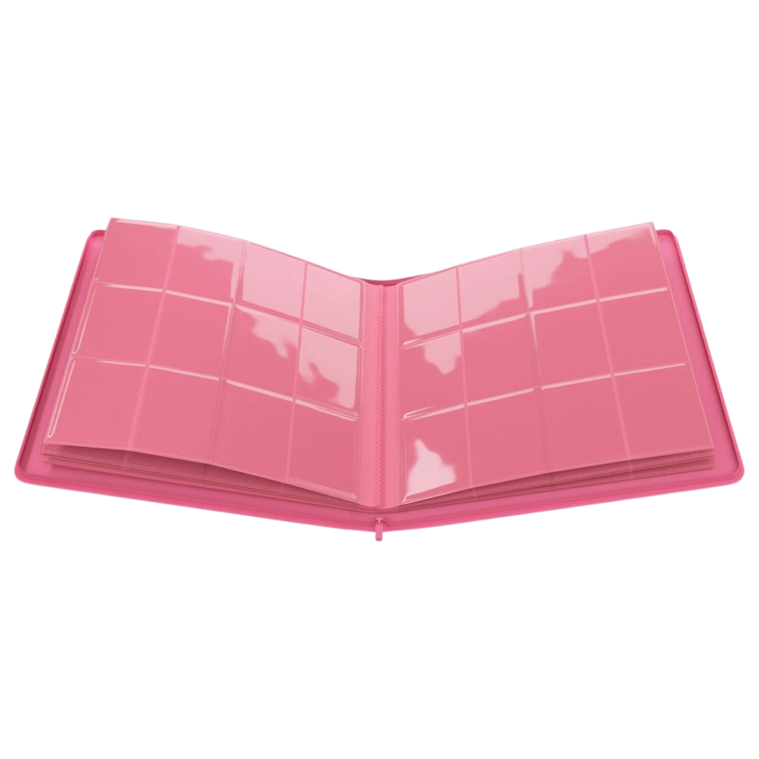 Gamegenic - Zip-Up Album - 24 Pocket - Pink - Open interior