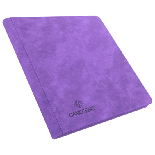 Gamegenic - Zip-Up Album - 24 Pocket - Purple - Front view
