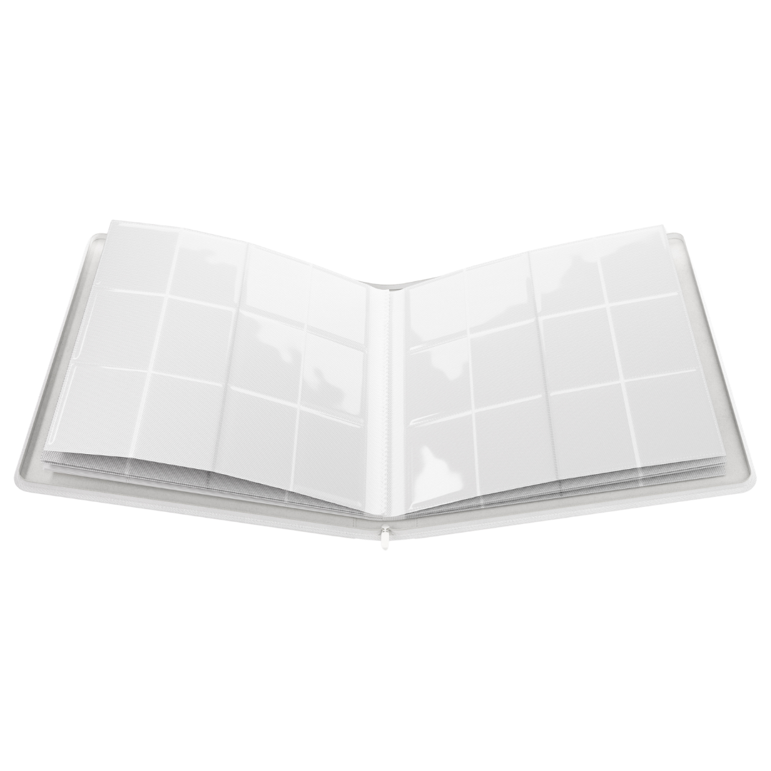 Gamegenic - Zip-Up Album - 24 Pocket - White - Open interior