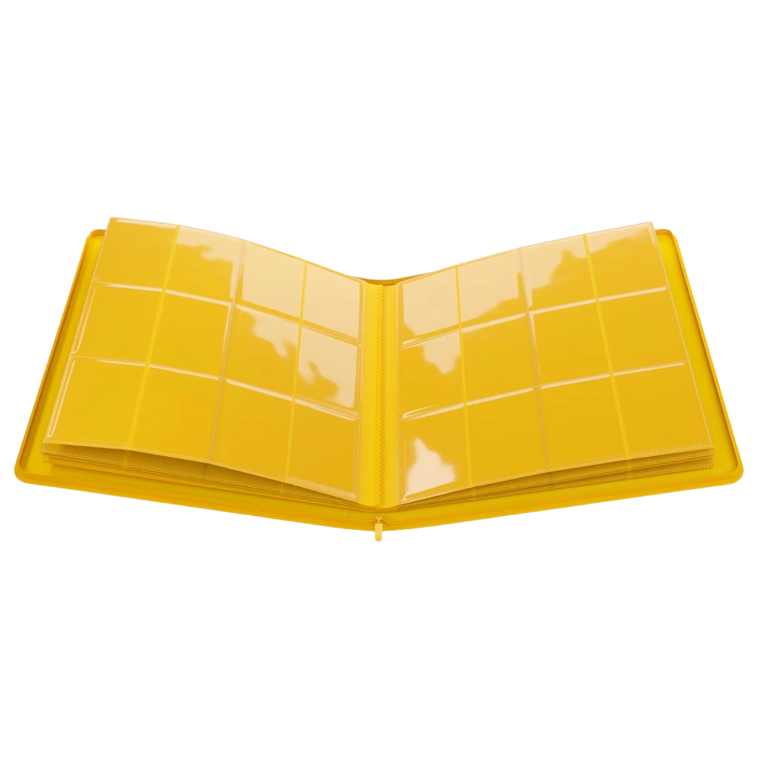 Gamegenic - Zip-Up Album - 24 Pocket - Yellow - Open interior