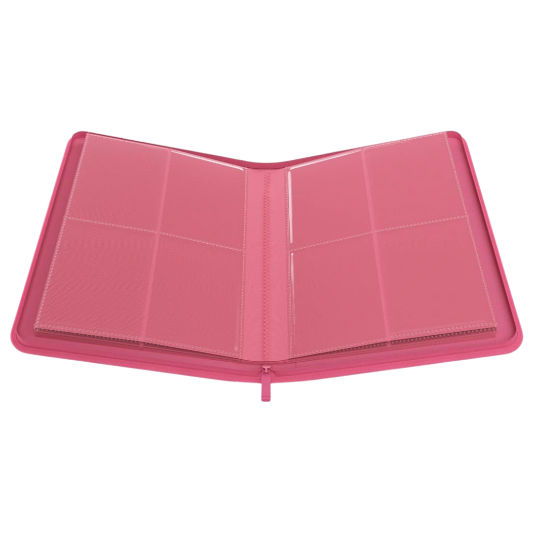 Gamegenic - Zip-Up Album - 8 Pocket - Pink - Open interior