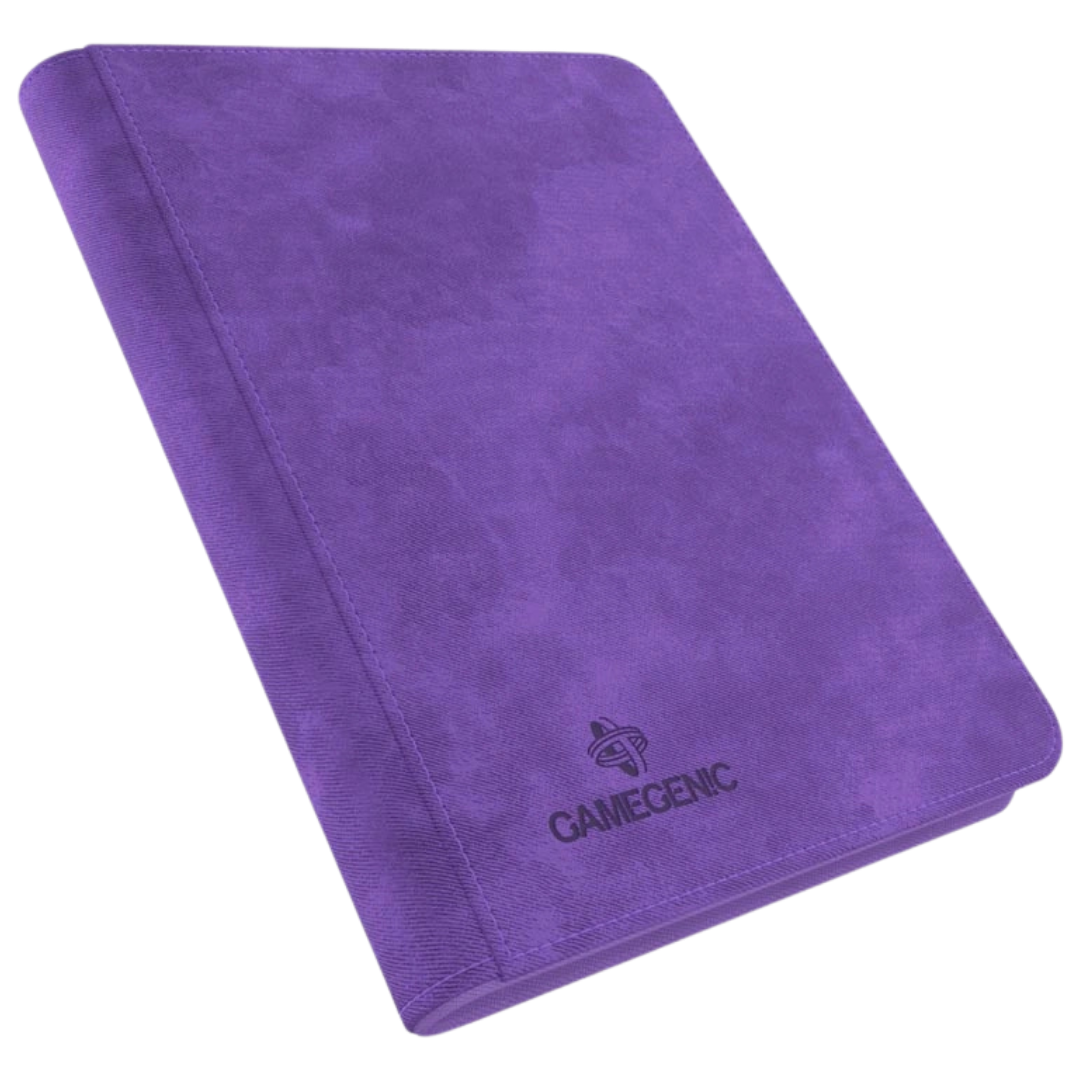 Gamegenic - Zip-Up Album - 8 Pocket - Purple - Front view
