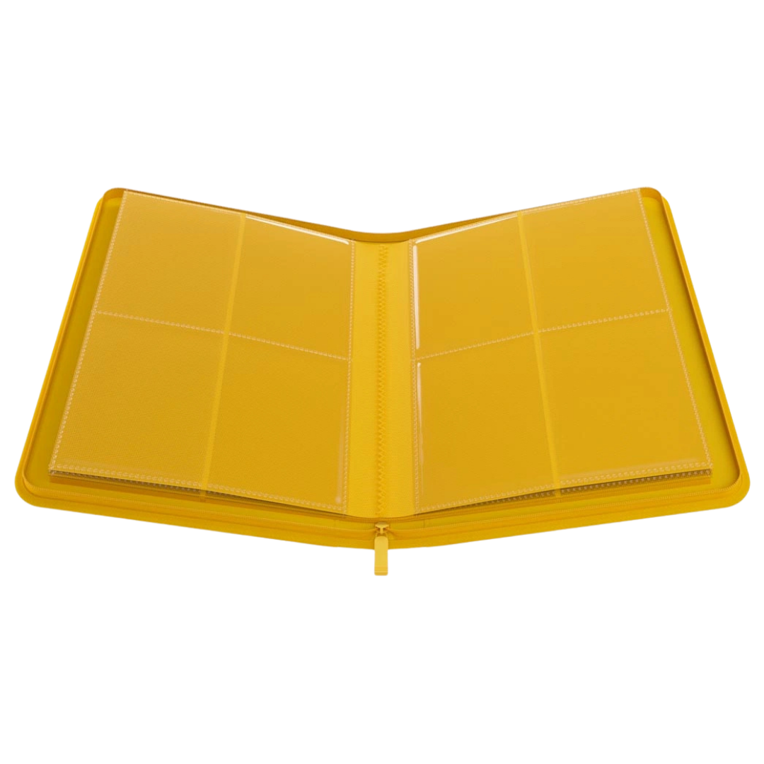 Gamegenic - Zip-Up Album - 8 Pocket - Yellow - Open interior