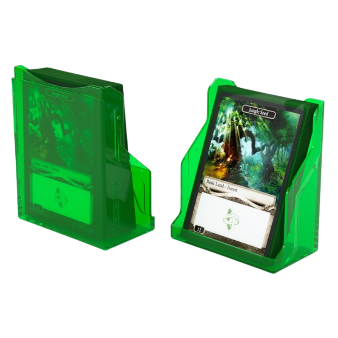 gamegenic bastion deck holder green 50 for tcg