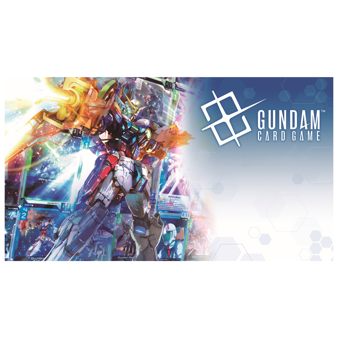 Gundam CG Official Deck Case 01 featuring sleek, durable design with official Gundam artwork, designed to hold up to 75 sleeved cards.