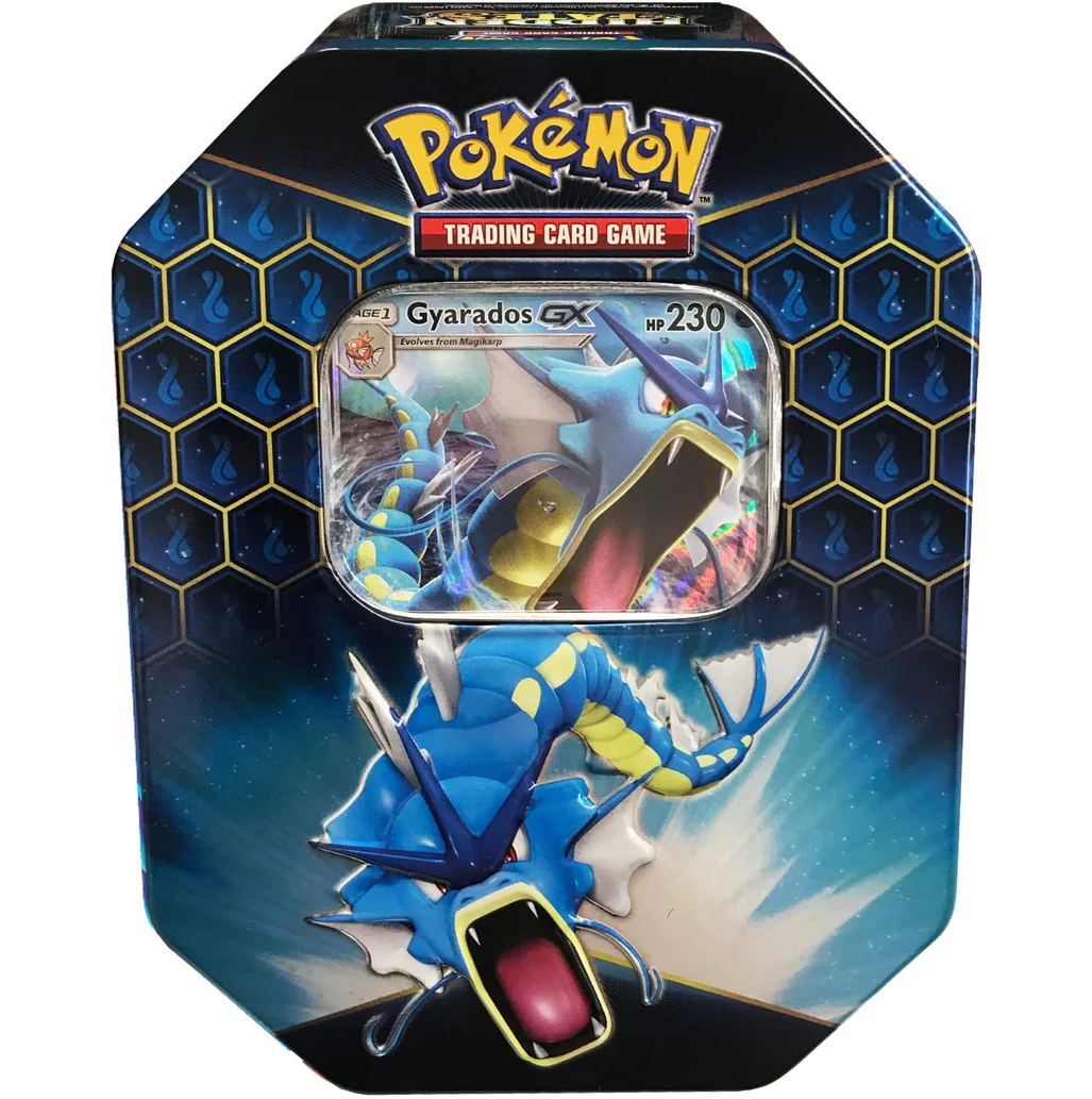 POKEMON - HIDDEN FATES TIN - GYARADOS GX