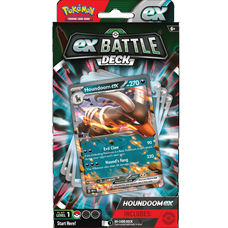 POKEMON - BATTLE DECK - HOUNDOOM EX