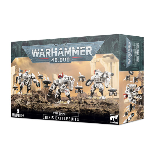 Warhammer 40k - T'au Empire - XV8 Crisis Battlesuit Team Image